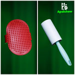 Lint Roller & Massage Rubber Glove - Combo A