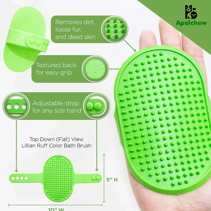 Rubber glove’s brush