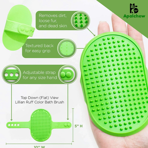 Rubber glove’s brush